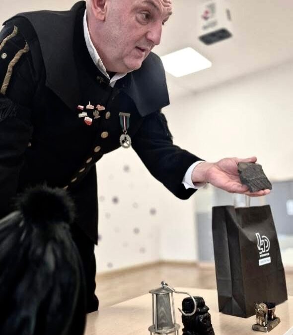 Barbórka – naszym gościem był p. Robert – górnik z kopalni “Bogdanka”.