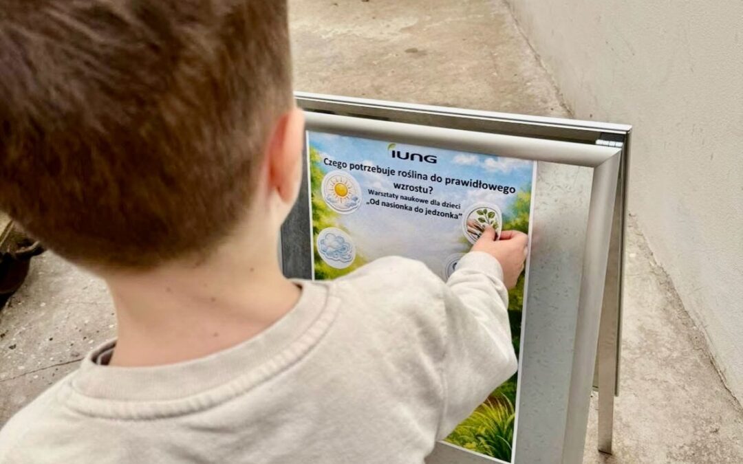 “Od nasionka do&nbsp;jedzonka” – warsztaty edukacyjne to&nbsp;dla naszych przedszkolaków zawsze ciekawe doświadczenie .